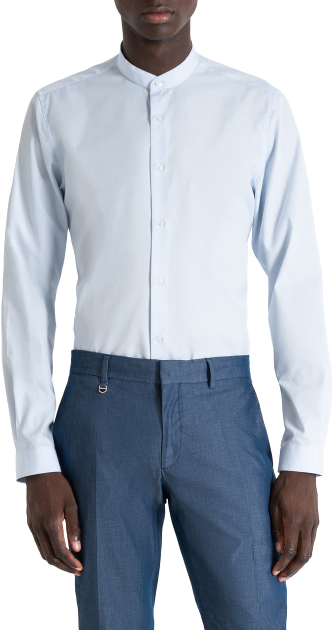Antony Morato "SEOUL" SLIM FIT SHIRT Blauw