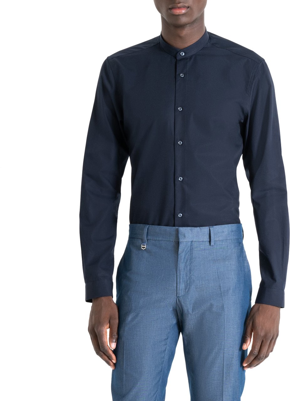 Antony Morato "SEOUL" SLIM FIT SHIRT Blauw