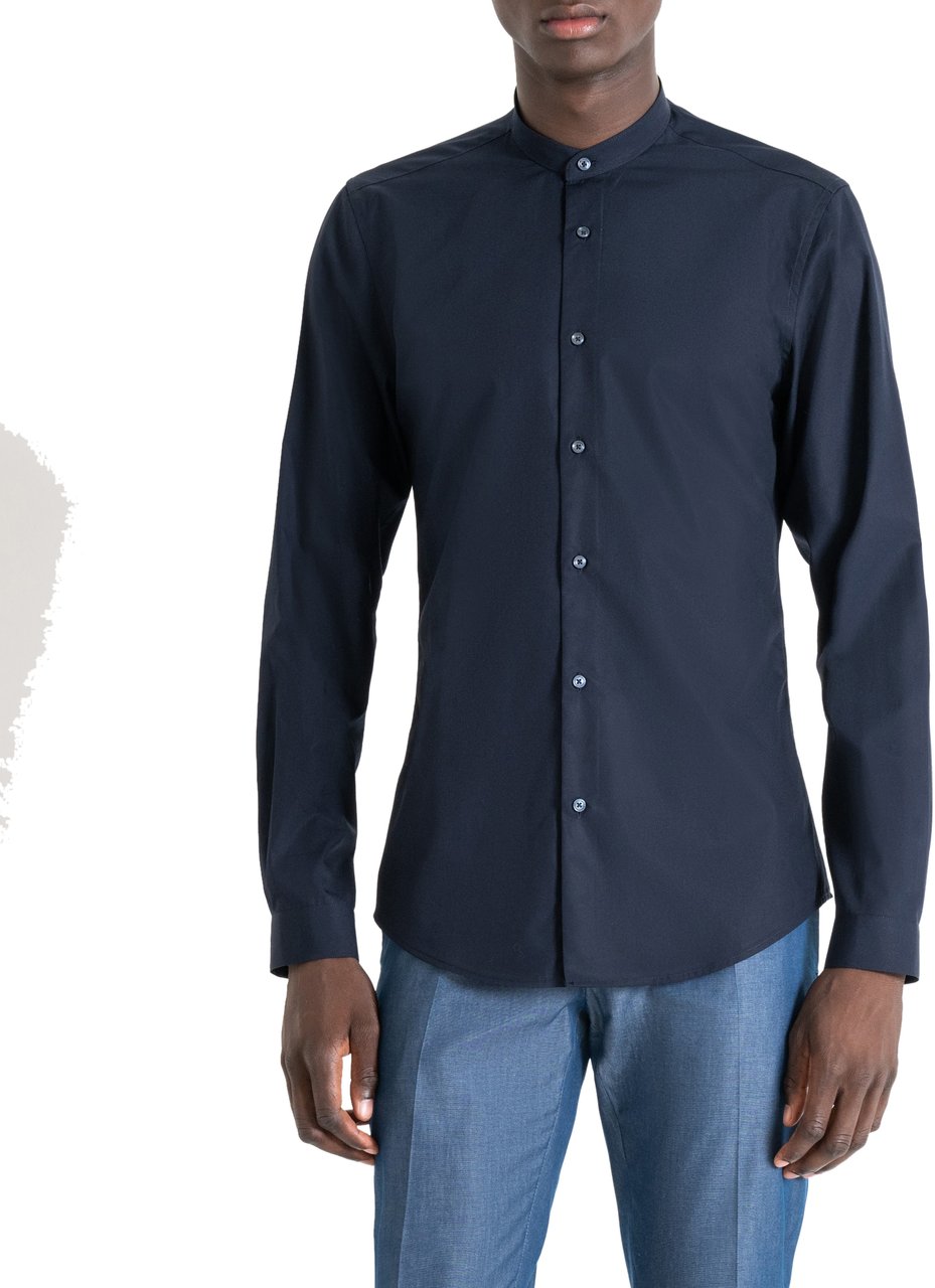 Antony Morato "SEOUL" SLIM FIT SHIRT Blauw