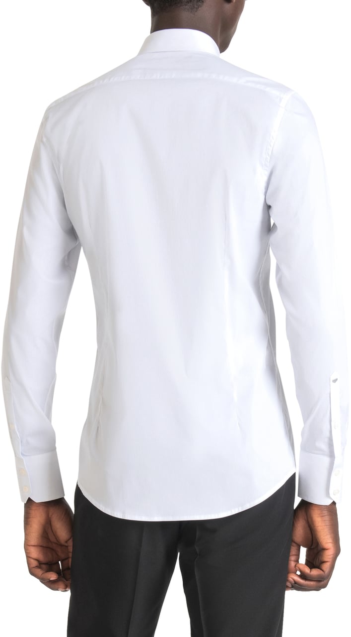 Antony Morato "MILANO" SUPER-SLIM-FIT SHIRT Wit