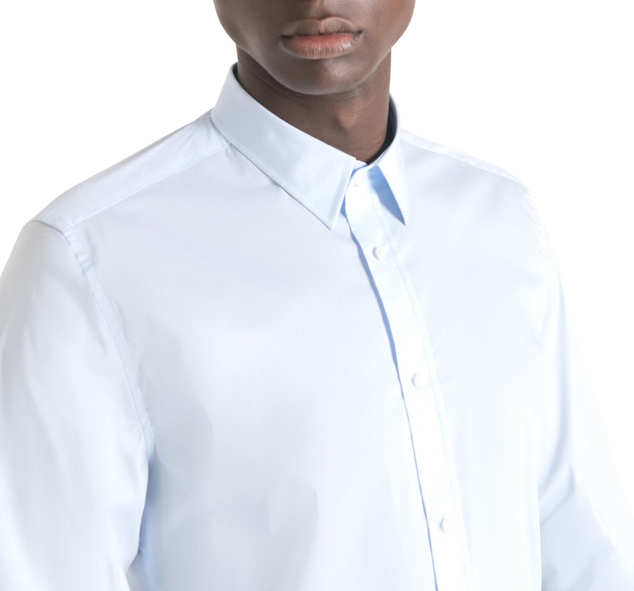 Antony Morato "MILANO" SUPER-SLIM-FIT SHIRT Blauw