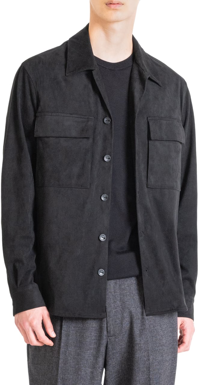 Antony Morato SHIRT REGULAR STRAIGTH FIT Zwart