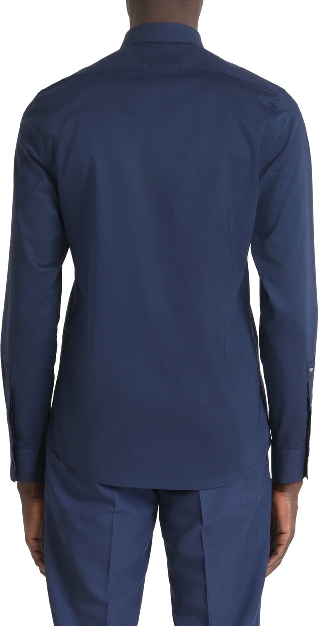 Antony Morato SHIRT LONDON SLIM FIT IN SOFT TOUCH COTTON FABRIC EASY IRON Blauw