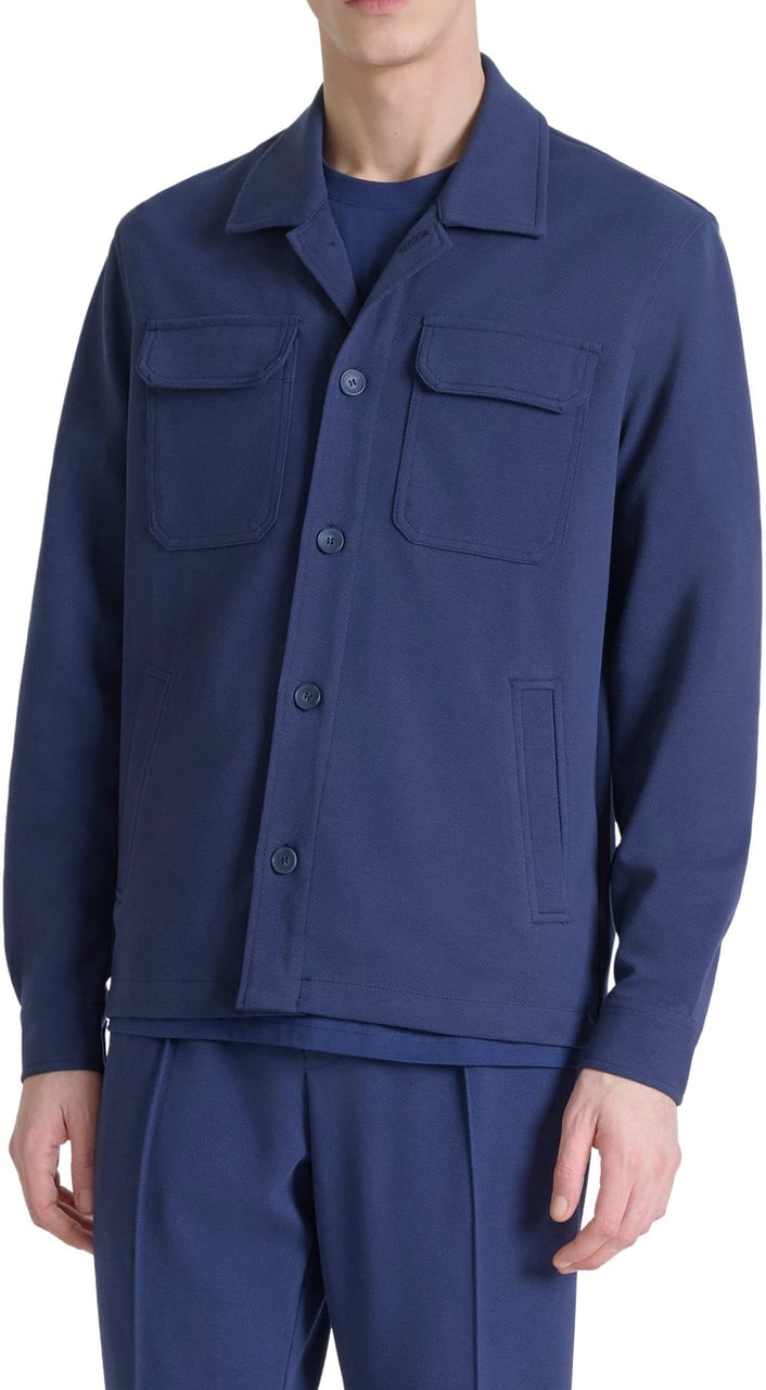 Antony Morato SHIRT HAMAR STRAIGHT FIT Blauw