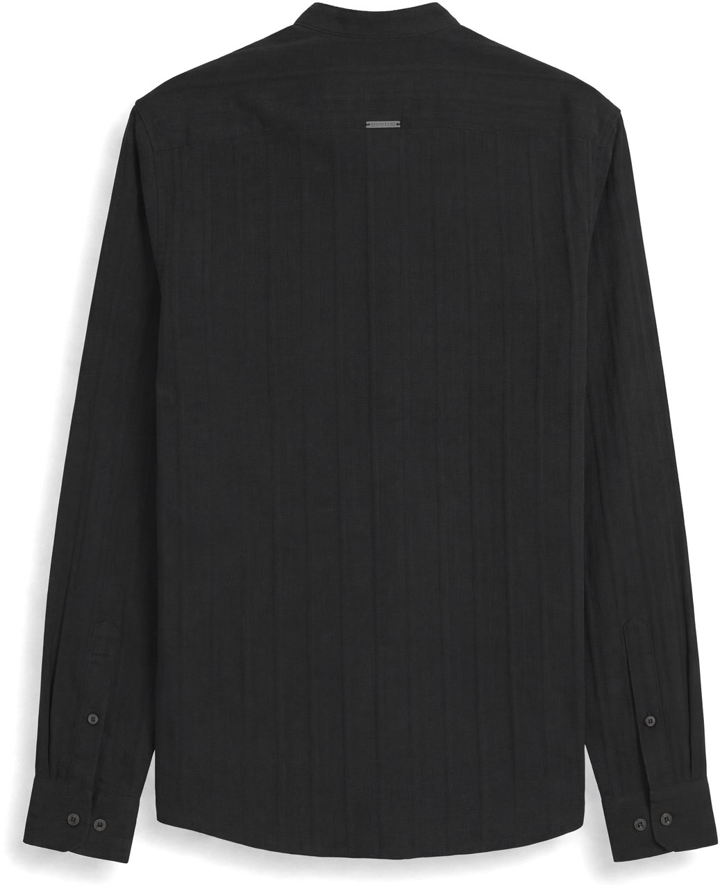 Antony Morato SHIRT SEOUL REGULAR FIT IN COTTON FABRIC EMBROIDERED STRIPERS Zwart