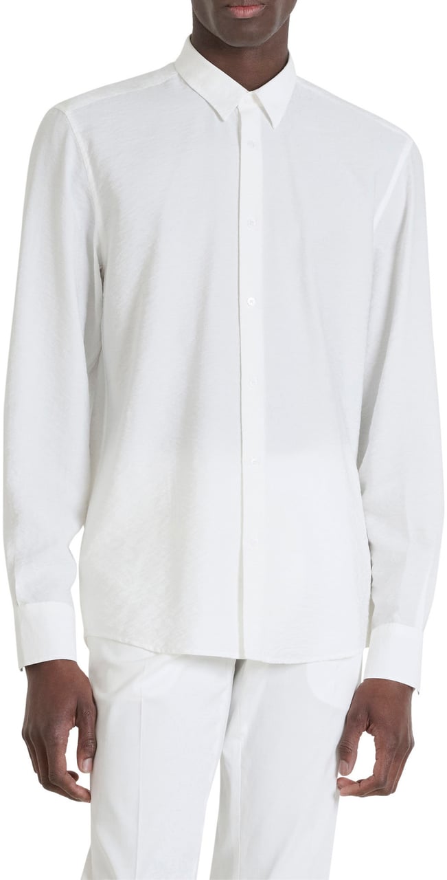 Antony Morato SHIRT NAPOLI REGULAR FIT IN VISCOSE NYLON BLEND FABRIC Beige