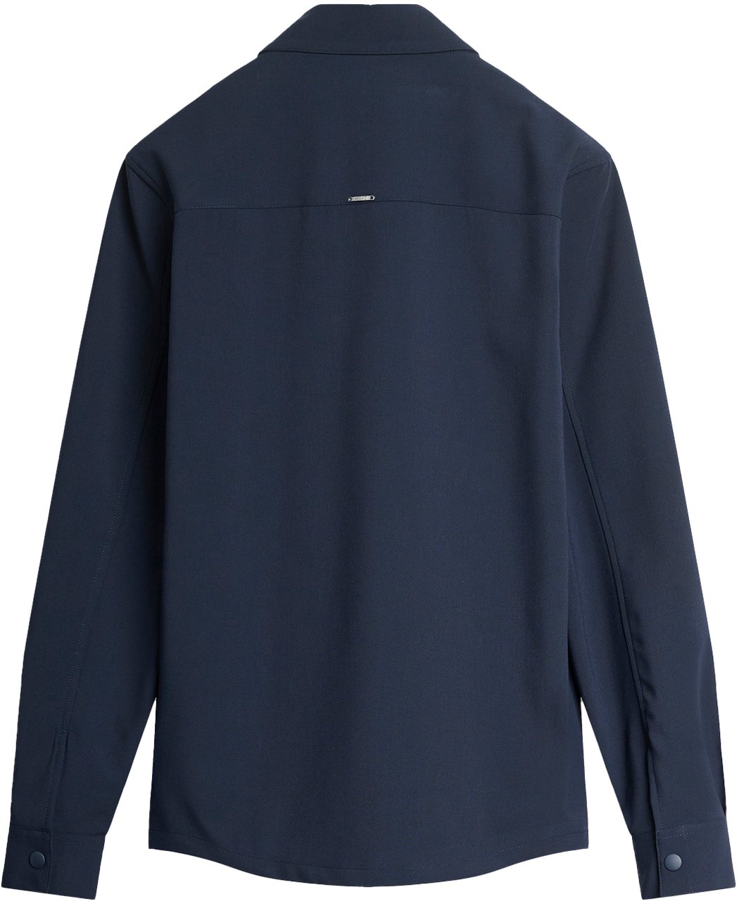 Antony Morato SHIRT REGULAR FIT WITH LOGOED METAL BADGE Blauw