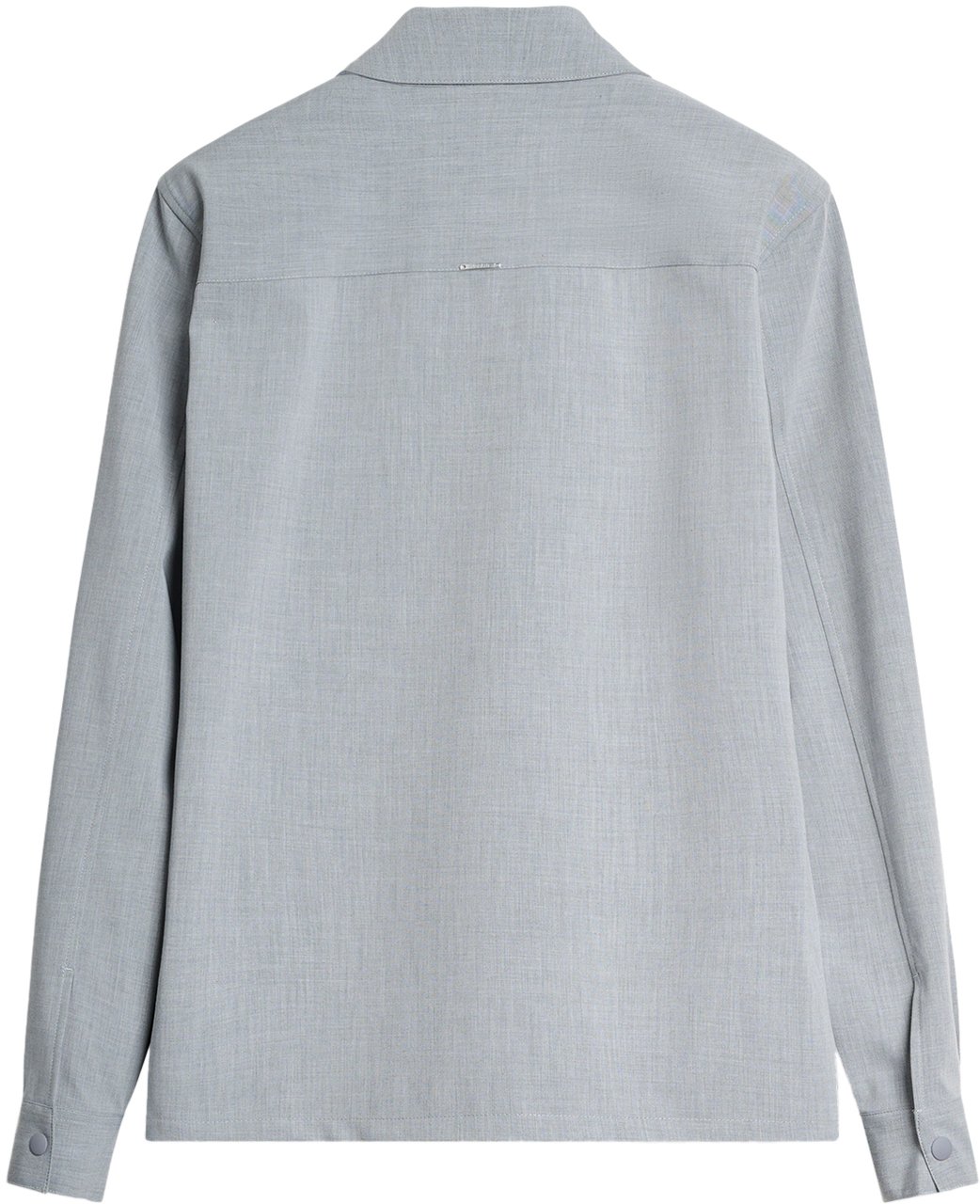 Antony Morato SHIRT REGULAR FIT WITH LOGOED METAL BADGE Grijs