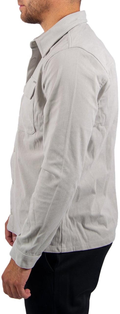 Antony Morato Shirt Regular Fit In Corduroy Grijs