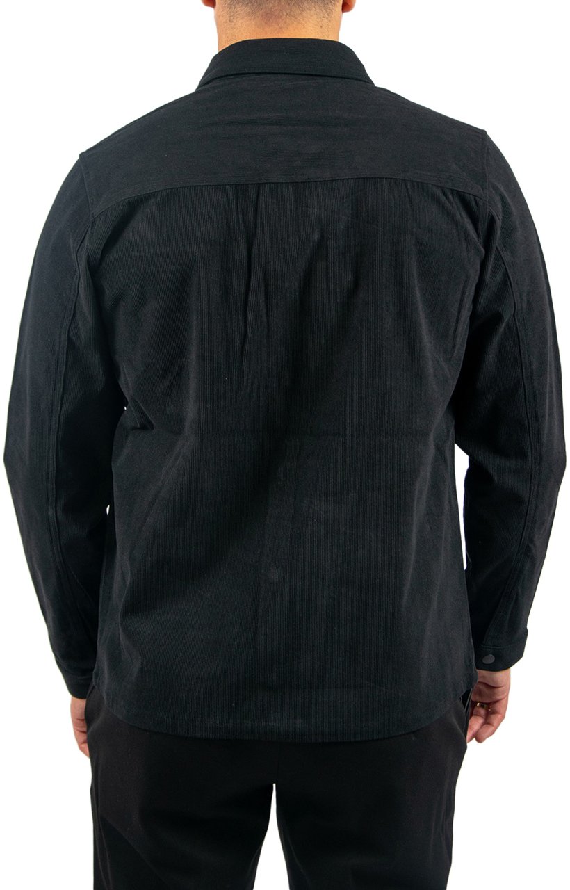 Antony Morato Shirt Regular Fit In Corduroy Zwart