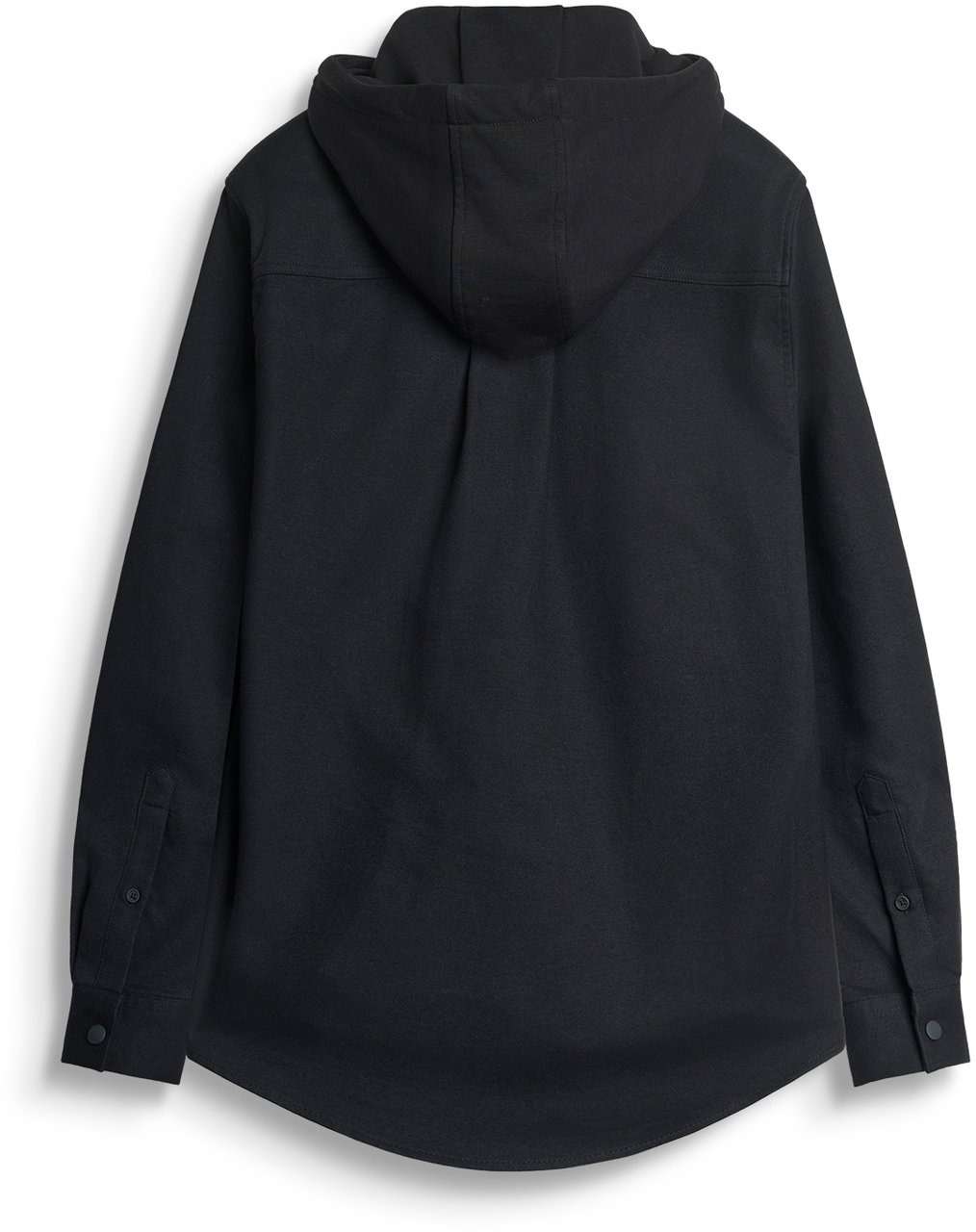 Antony Morato SHIRT REGULAR FIT IN BRUSHED TWILL COTTON FABRIC WITH SUSTAINABLE COTTON BLEND FABRIC AS CONTRAST Zwart