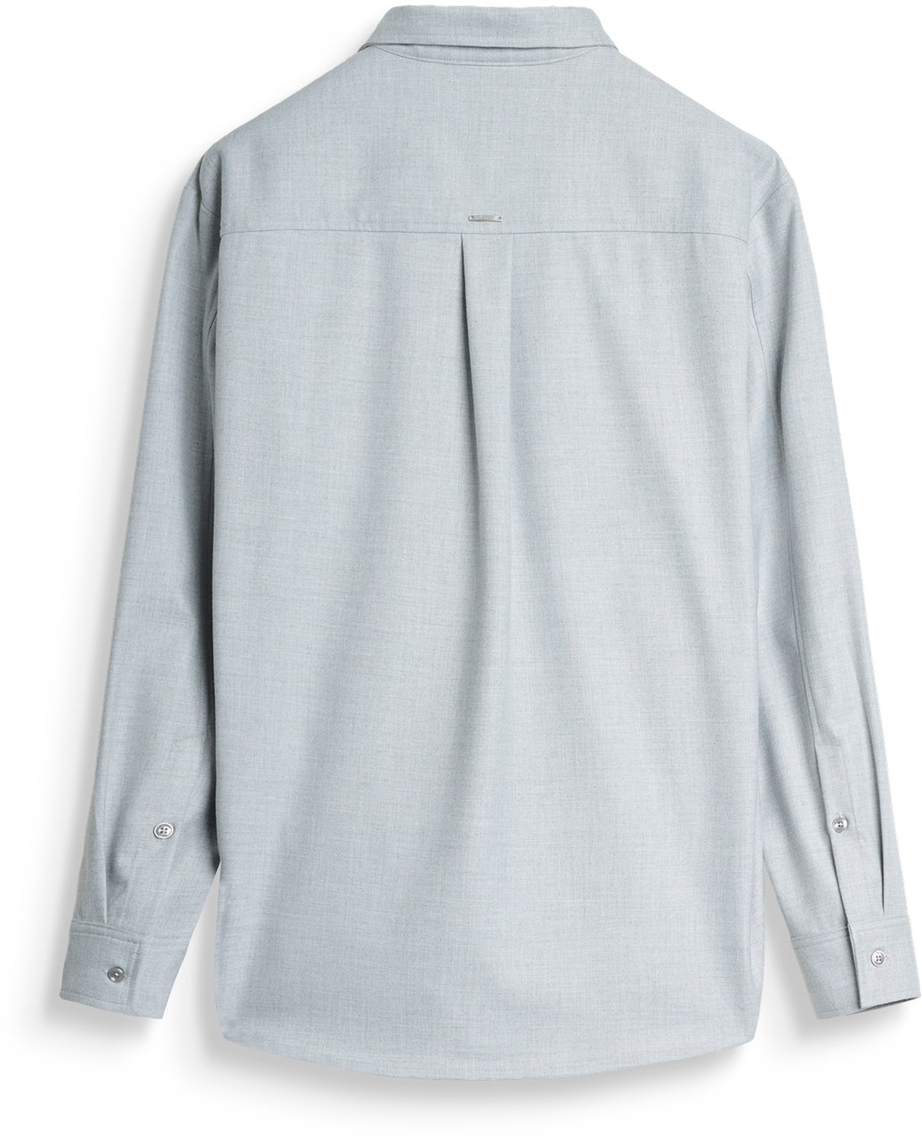 Antony Morato SHIRT RELAXED FIT WARM HANDFEEL WITH LOGOED BADGE Grijs