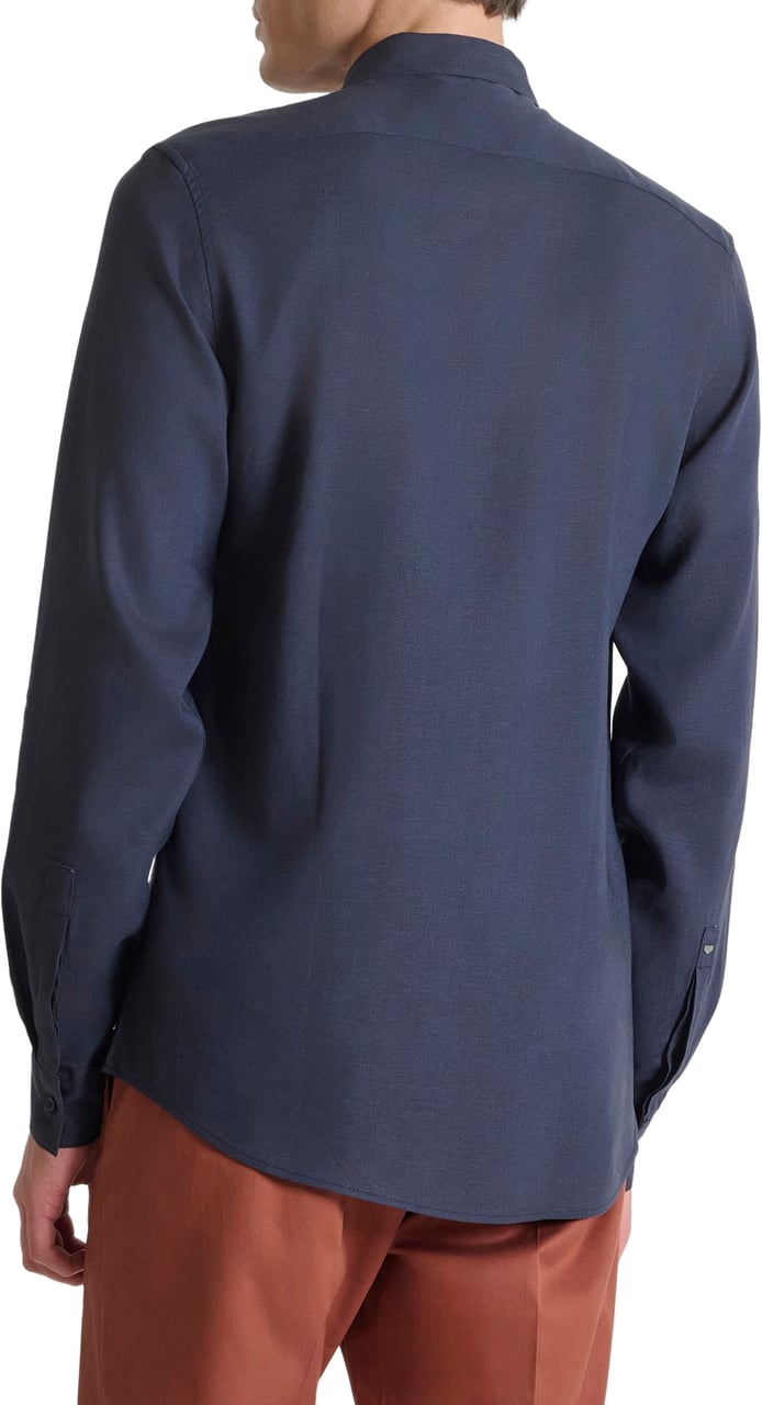 Antony Morato SHIRT LONDON REGULAR FIT IN SOFT TOUCH Blauw