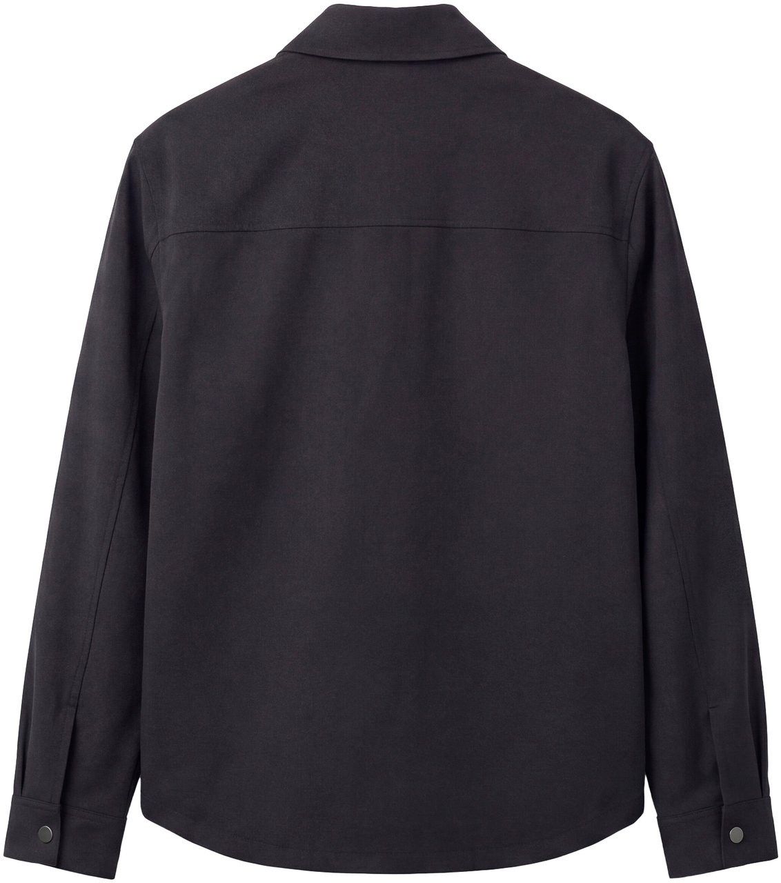 Antony Morato SHIRT LONG SLEEVES TIRANA REGULAR FIT IN COMPOUNDE STRETCH  WITH PLAQUETTE Zwart