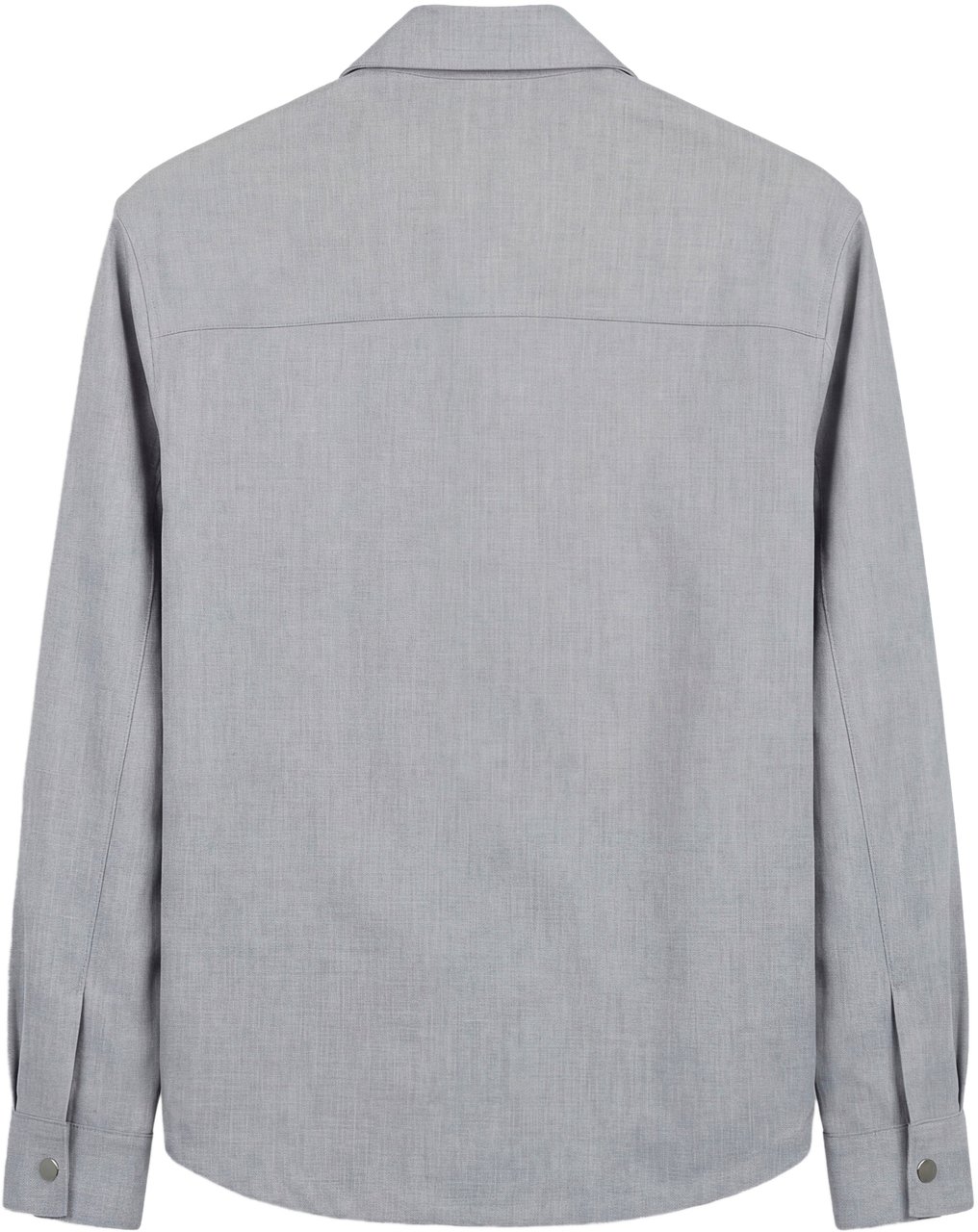 Antony Morato SHIRT LONG SLEEVES TIRANA REGULAR FIT IN COMPOUNDE STRETCH  WITH PLAQUETTE Grijs