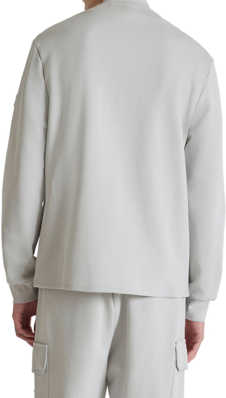 Antony Morato OVERSHIRT REGULAR FIT IN INTERLOCK WITH PATCH ON SLEEVE Wit