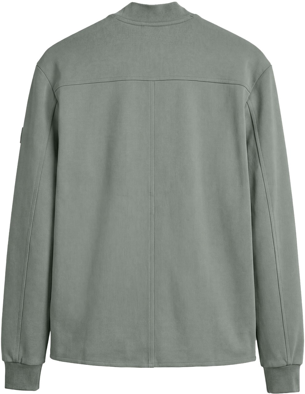 Antony Morato OVERSHIRT REGULAR FIT IN INTERLOCK WITH PATCH ON SLEEVE Groen