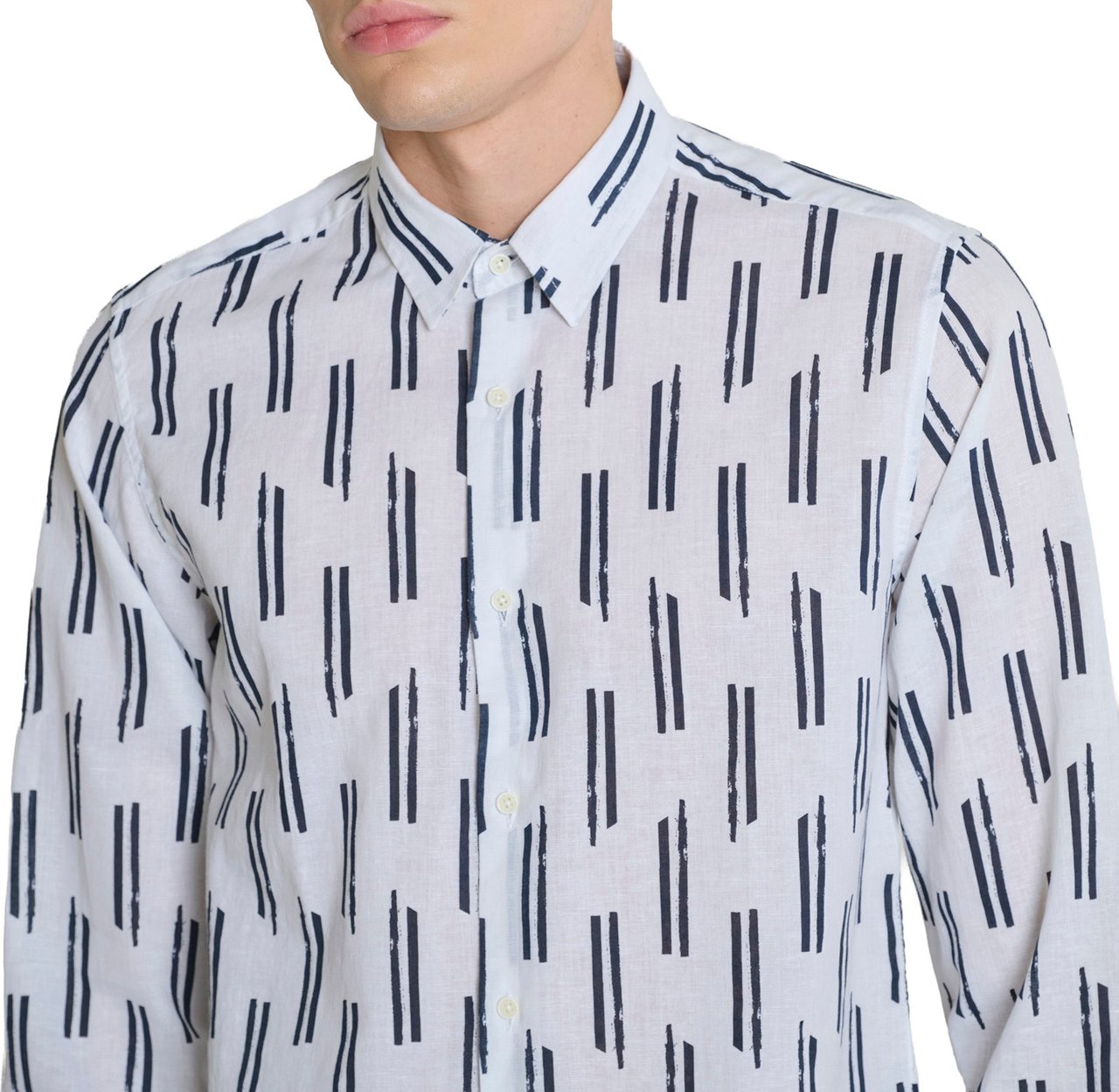 Antony Morato SHIRT NAPOLI REGULAR FIT Blauw