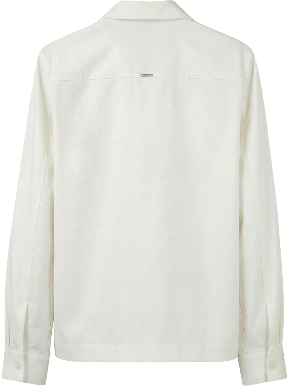 Antony Morato SHIRT SUEZ REGULAR FIT LONG SLEEVES  IN CAVALRY TWILL FABRIC WITH LOGO  PLAQUETTE ON BACK Wit