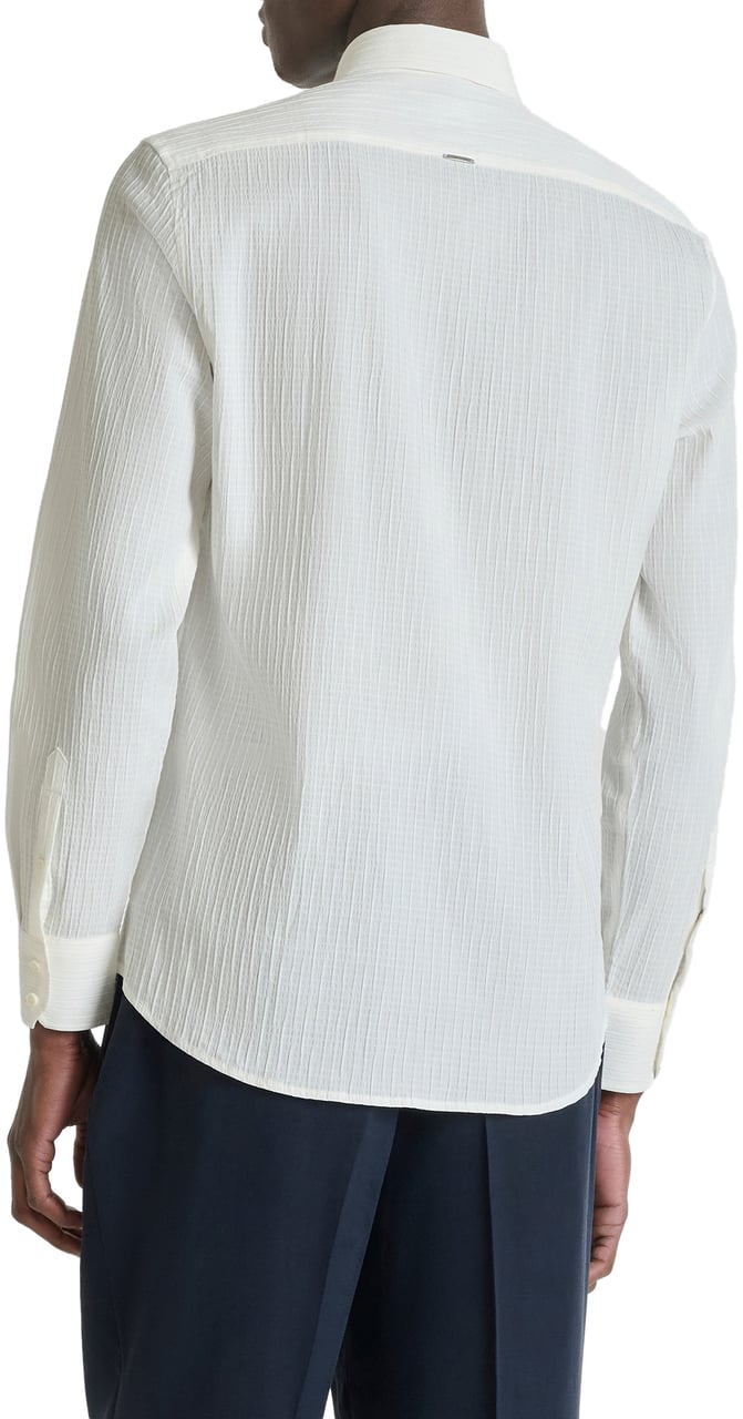 Antony Morato SHIRT  NAPOLI REGULAR FIT IN STRETCH FABRIC Beige