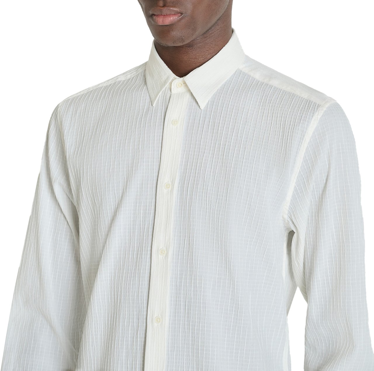 Antony Morato SHIRT  NAPOLI REGULAR FIT IN STRETCH FABRIC Beige