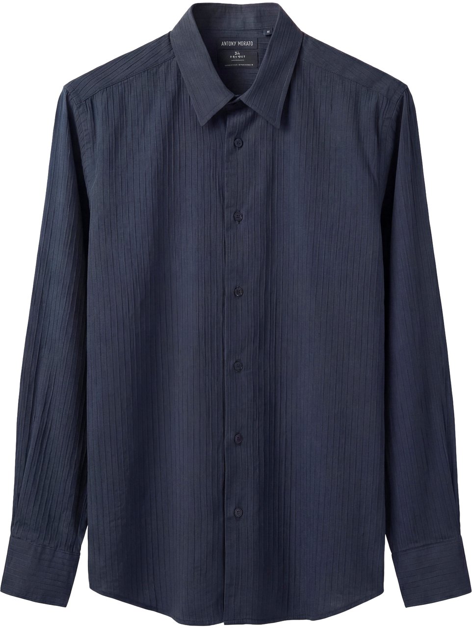 Antony Morato SHIRT  NAPOLI REGULAR FIT IN STRETCH FABRIC Blauw
