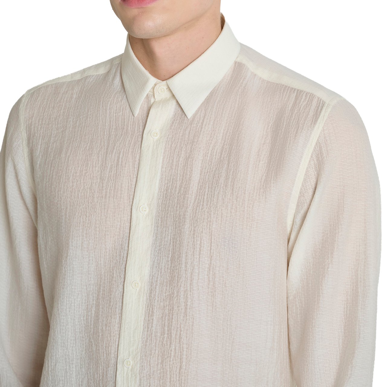 Antony Morato SHIRT LONG SLEEVE NAPOLI REGULAR FIT Wit