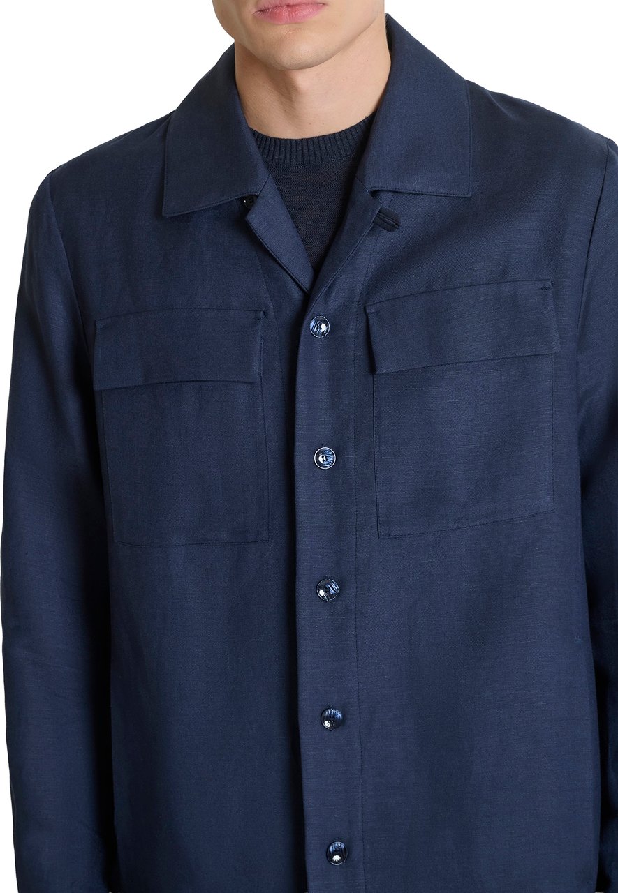 Antony Morato SHIRT ANTIGUA REGULAR FIT Blauw