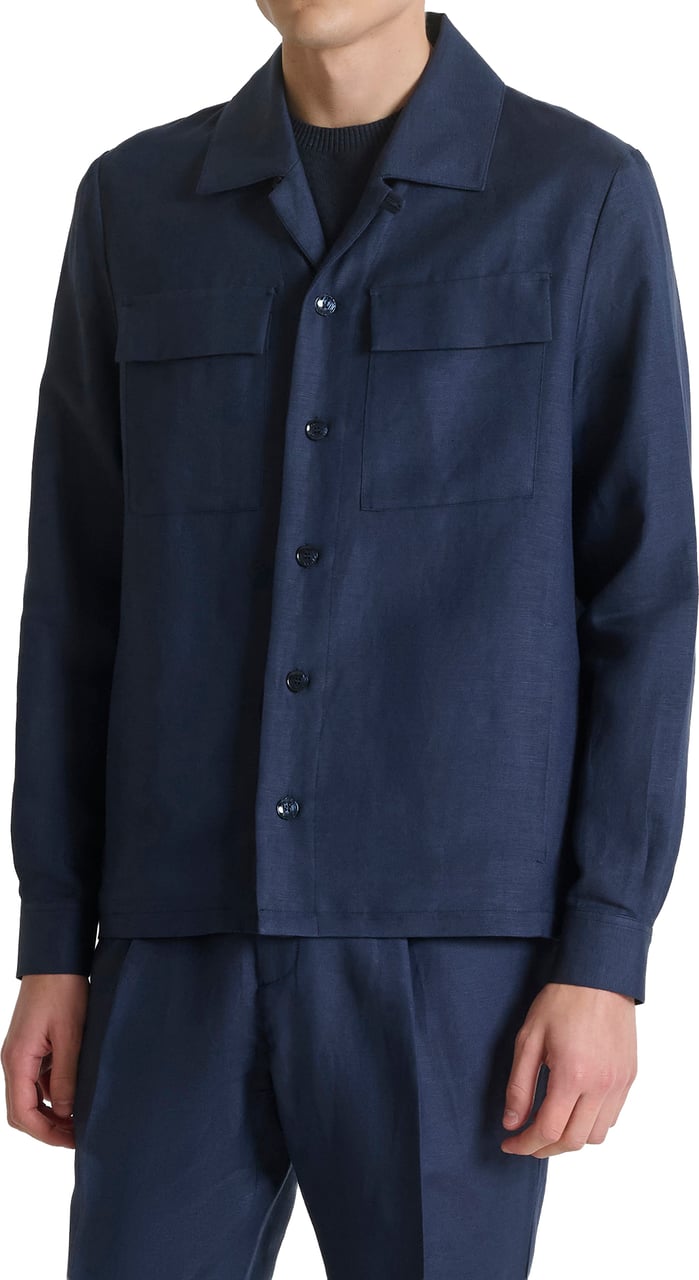 Antony Morato SHIRT ANTIGUA REGULAR FIT Blauw
