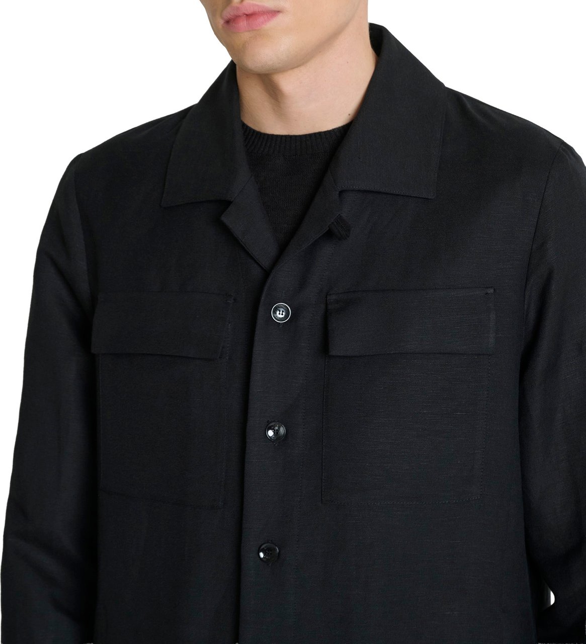 Antony Morato SHIRT ANTIGUA REGULAR FIT Zwart