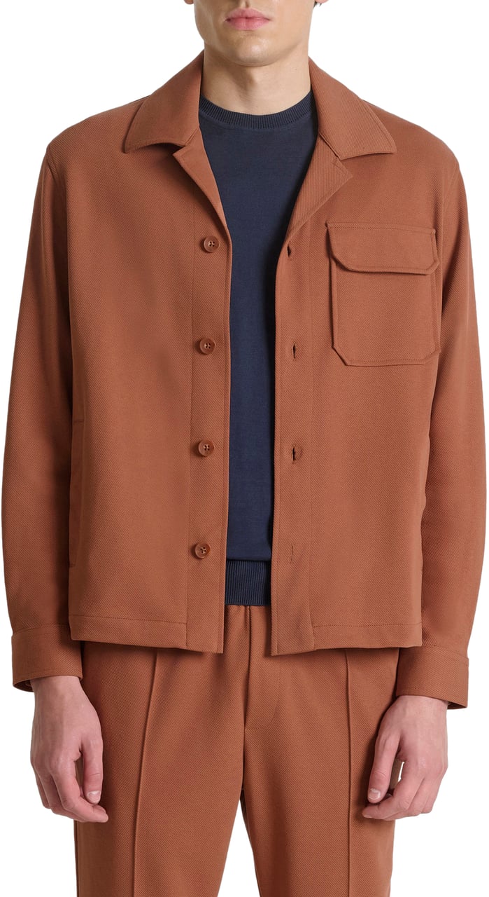 Antony Morato SHIRT DUBLIN REGULAR FIT IN TWIL STRETCH Divers