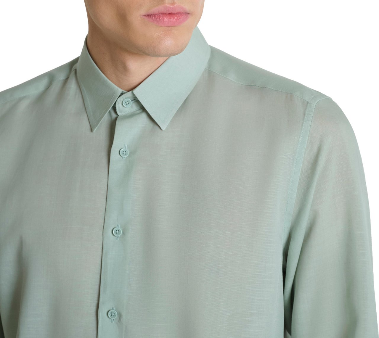 Antony Morato CAMICIA NAPOLI REGULAR FIT SOFT TOUCH Blauw