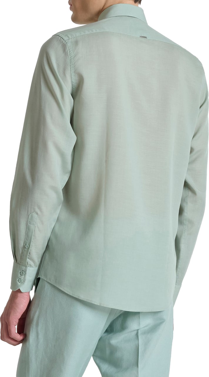 Antony Morato CAMICIA NAPOLI REGULAR FIT SOFT TOUCH Blauw