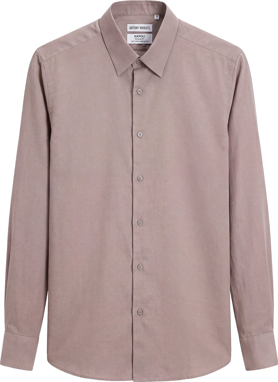 Antony Morato CAMICIA NAPOLI REGULAR FIT SOFT TOUCH Roze