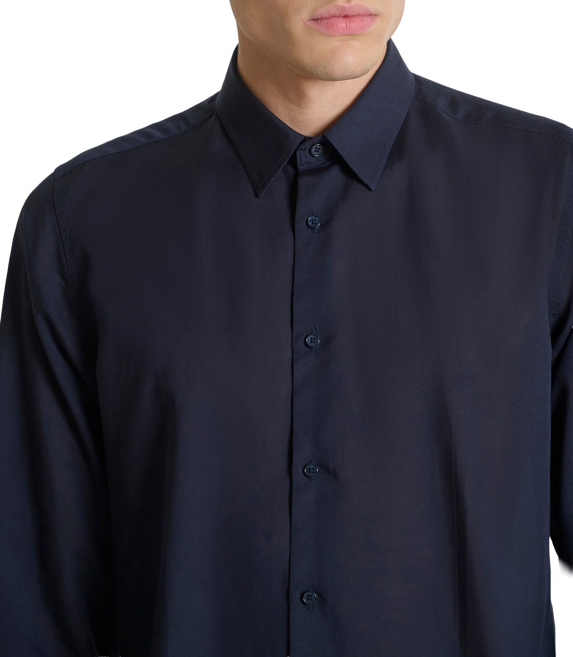 Antony Morato CAMICIA NAPOLI REGULAR FIT SOFT TOUCH Blauw