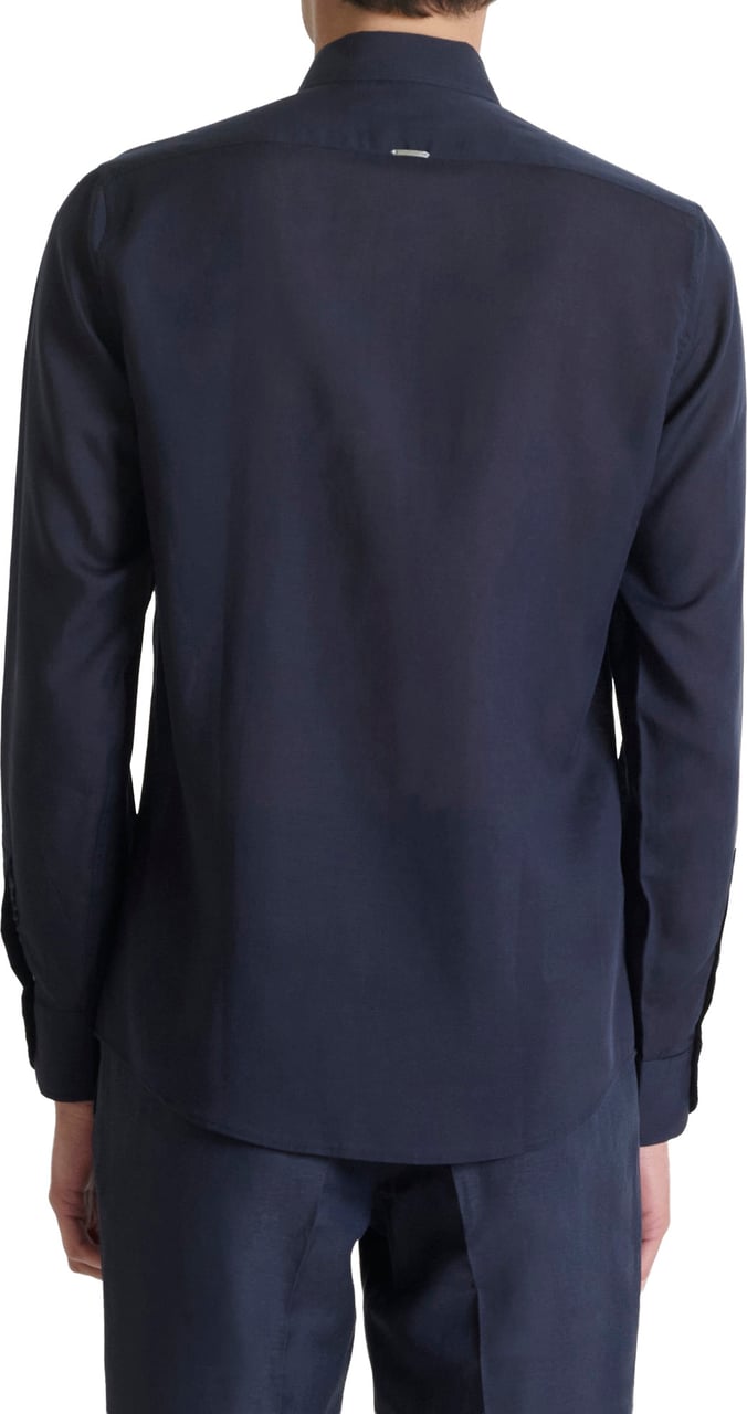 Antony Morato CAMICIA NAPOLI REGULAR FIT SOFT TOUCH Blauw