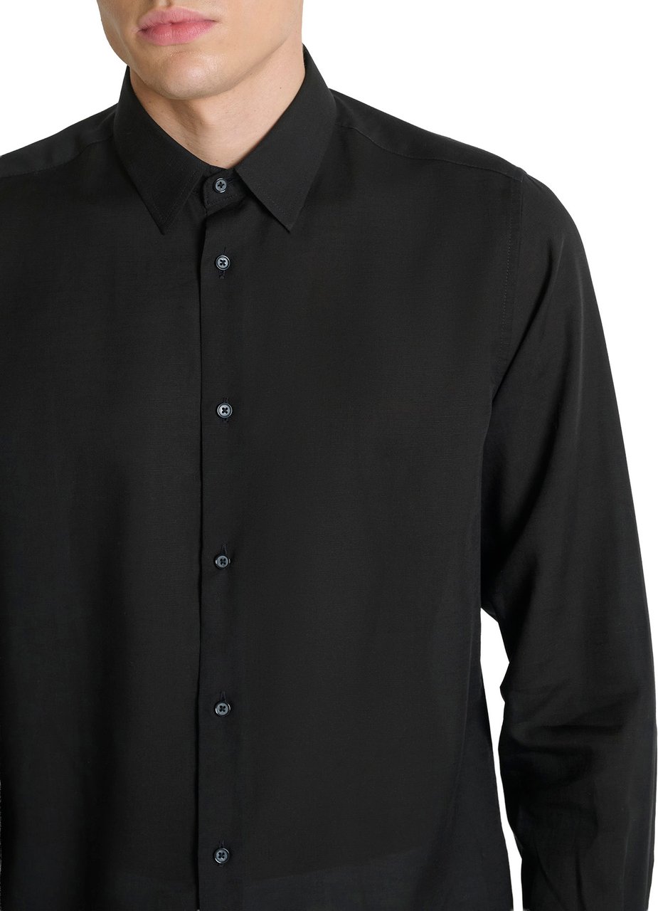 Antony Morato CAMICIA NAPOLI REGULAR FIT SOFT TOUCH Zwart