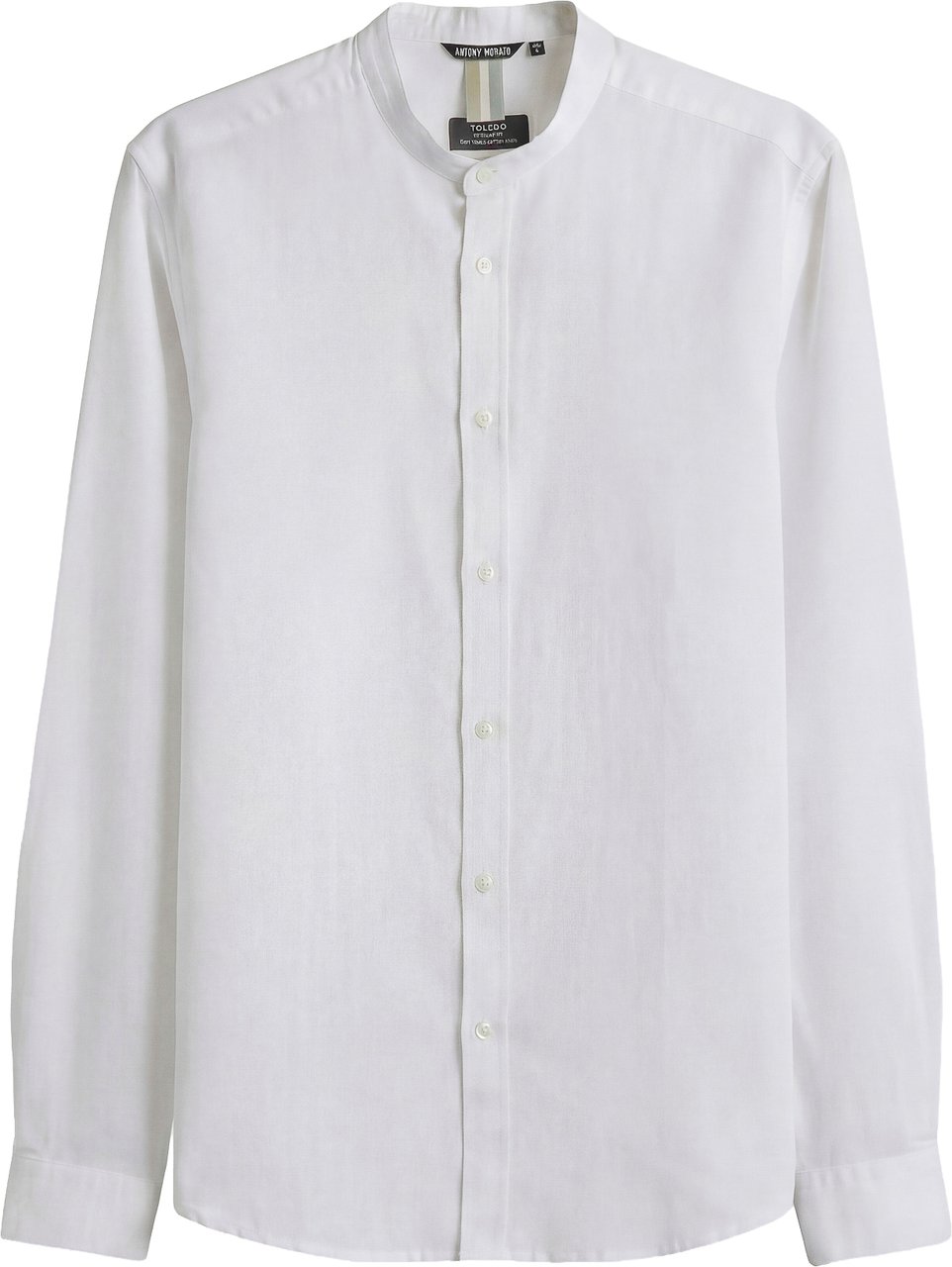 Antony Morato SHIRT TOLEDO REGULAR FIT WITH EMBRIODERED LOGO Wit