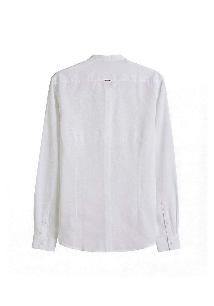 Antony Morato SHIRT TOLEDO REGULAR FIT WITH EMBRIODERED LOGO Wit