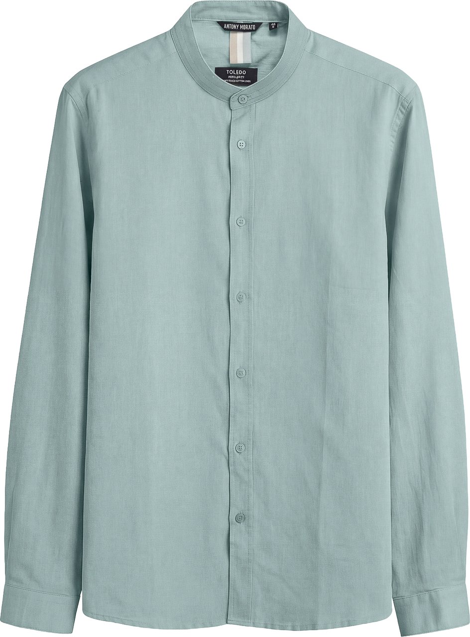 Antony Morato SHIRT TOLEDO REGULAR FIT WITH EMBRIODERED LOGO Blauw