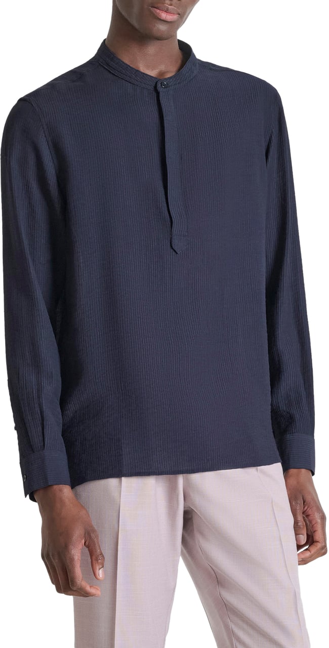 Antony Morato SHIRT SYDNEY RELAXED FIT IN SOFT TOUCH Blauw