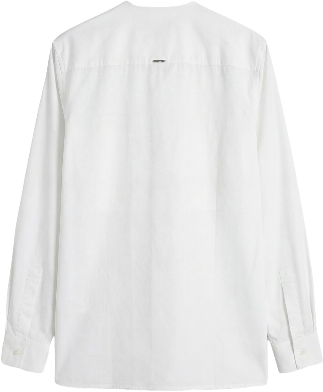 Antony Morato SHIRT OTTAWA REGULAR FIT IN POPELINE LYOCELL WITH LOGOED BADGE Beige