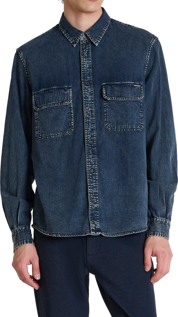 Antony Morato CAMICIA DALLAS REGULAR FIT Blauw