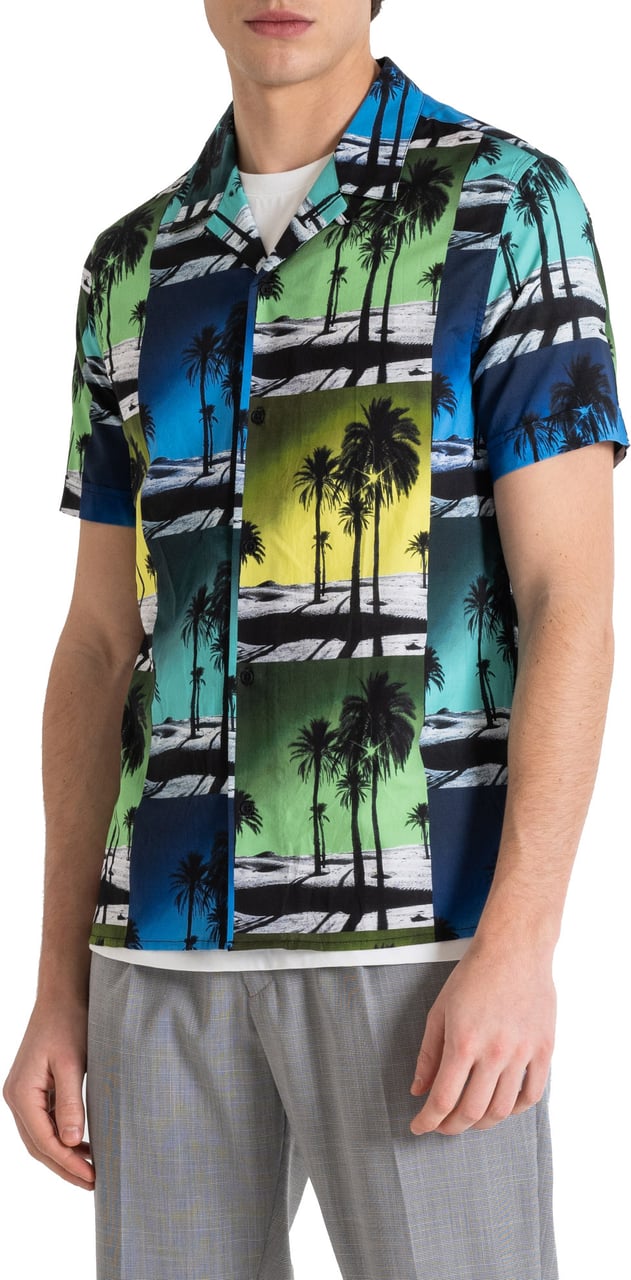Antony Morato HONOLULU REGULAR STRAIGHT FIT SHIRT Divers