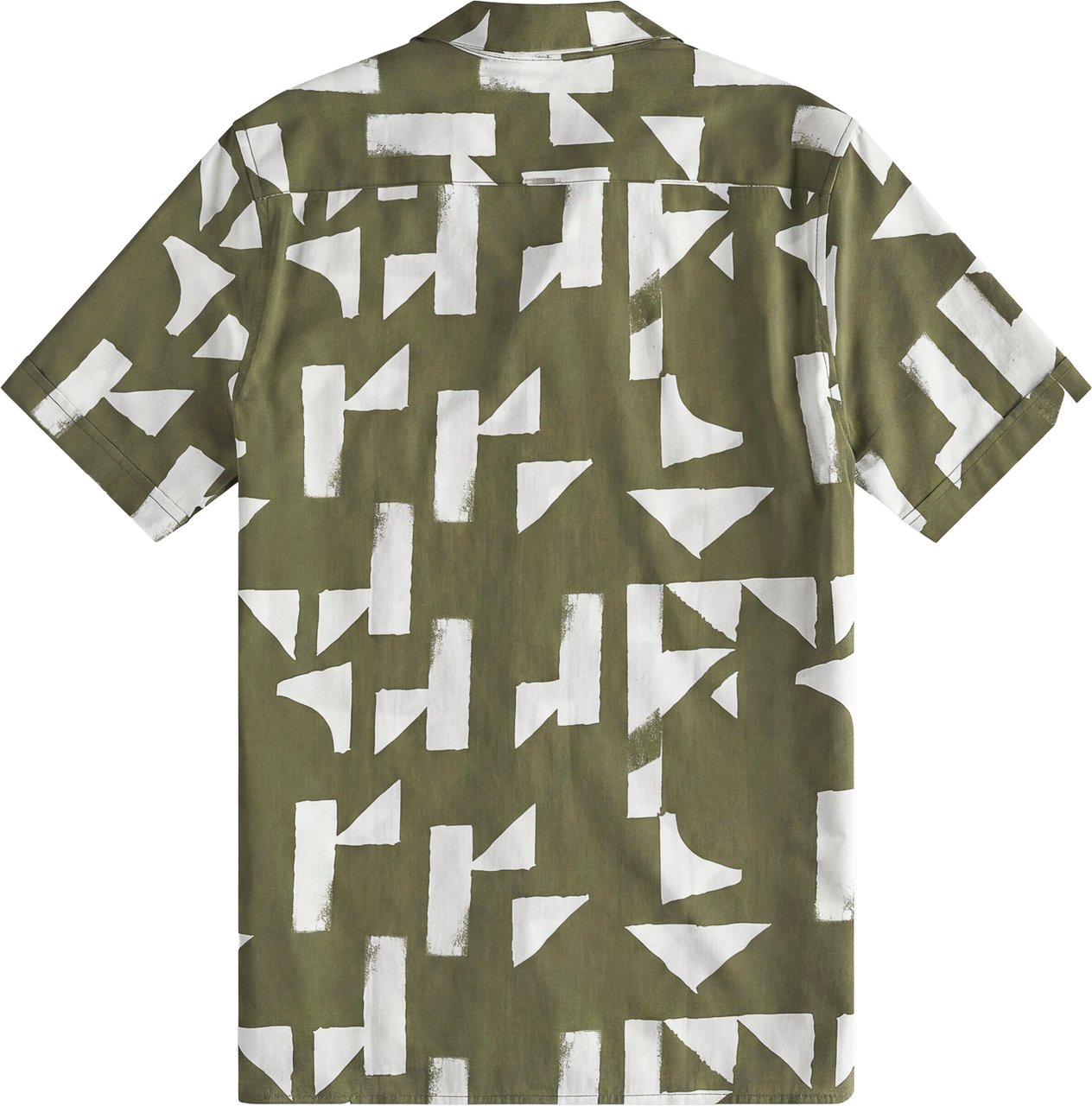 Antony Morato SHIRT HONOLULU REGULAR STRAIGHT FIT IN WITH LOGOED BADGE Groen