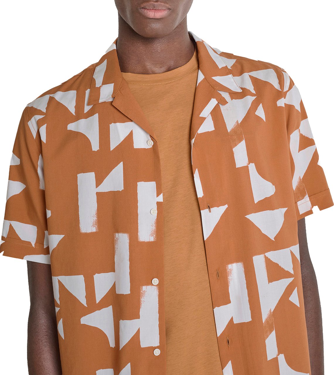 Antony Morato SHIRT HONOLULU REGULAR STRAIGHT FIT IN WITH LOGOED BADGE Divers