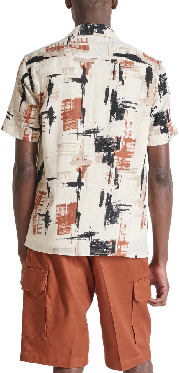 Antony Morato SHIRT HONOLULU RELAXED STRAIGHT FIT WITH LOGOED BADGE Divers