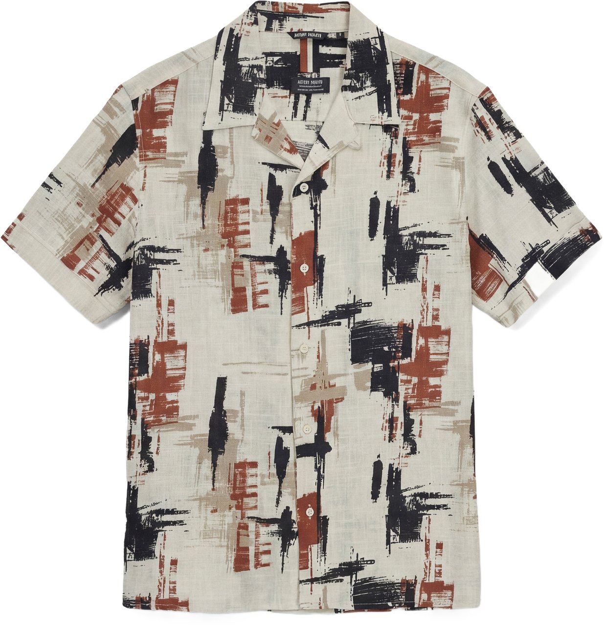 Antony Morato SHIRT HONOLULU RELAXED STRAIGHT FIT WITH LOGOED BADGE Divers