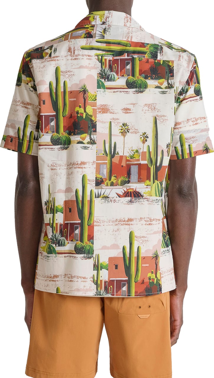 Antony Morato SHIRT HONOLULU RELAXED STRAIGHT FIT IN PRINTED WITH LOGOED  BADGE Divers