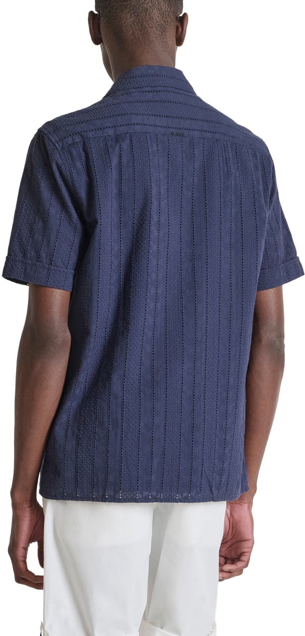 Antony Morato SHIRT HONOLULU RELAXED STRAIGHT FIT Blauw